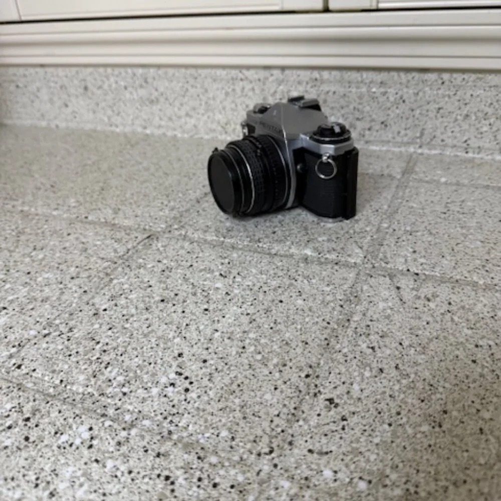 Pentax ME 35mm Camera with SUNPAK 1600A Softlite Auto Flash